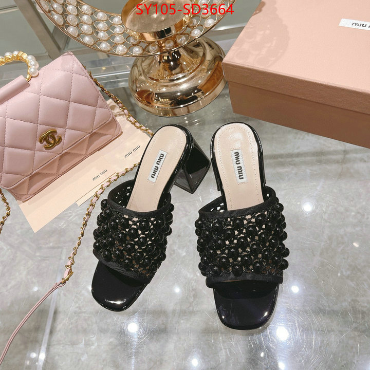 Women Shoes-Miu Miu,mirror copy luxury , ID: SD3664,$: 105USD