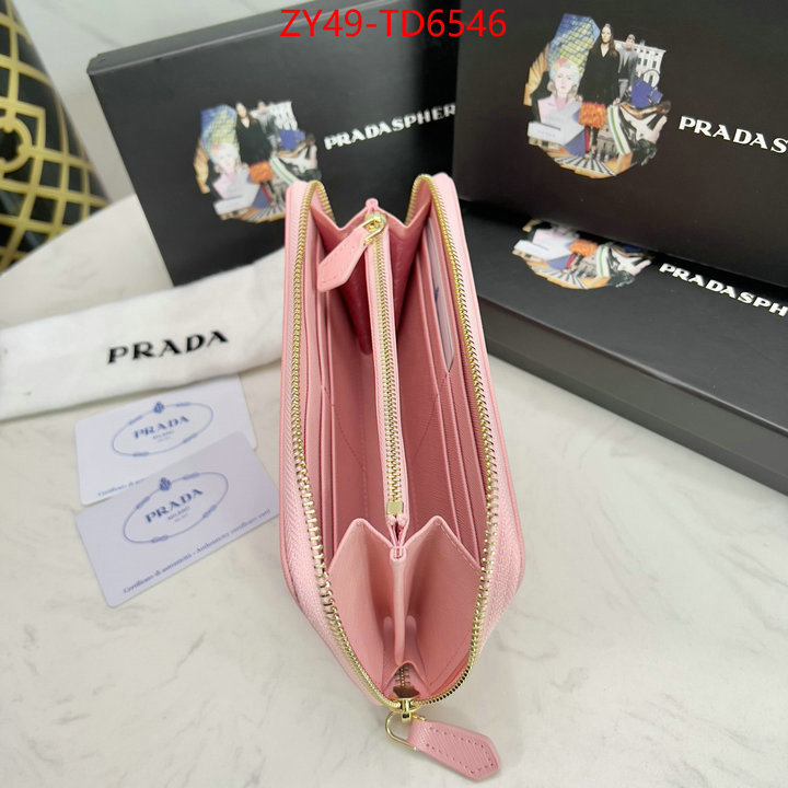 Prada Bags(4A)-Wallet,shop designer ,ID: TD6546,$: 49USD