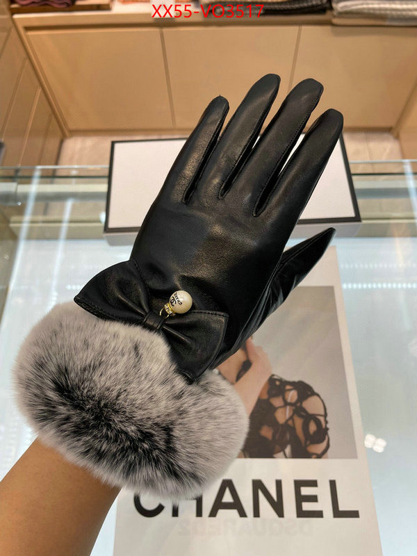 Gloves-Chanel,the quality replica , ID: VO3517,$: 55USD