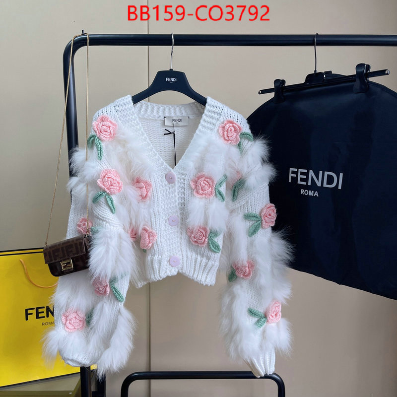 Clothing-Fendi,counter quality , ID: CO3792,$: 159USD