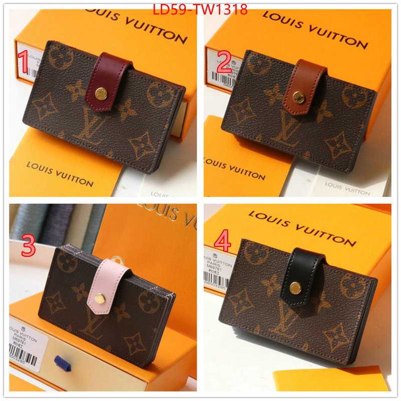 LV Bags(TOP)-Wallet,ID: TW1318,$: 59USD