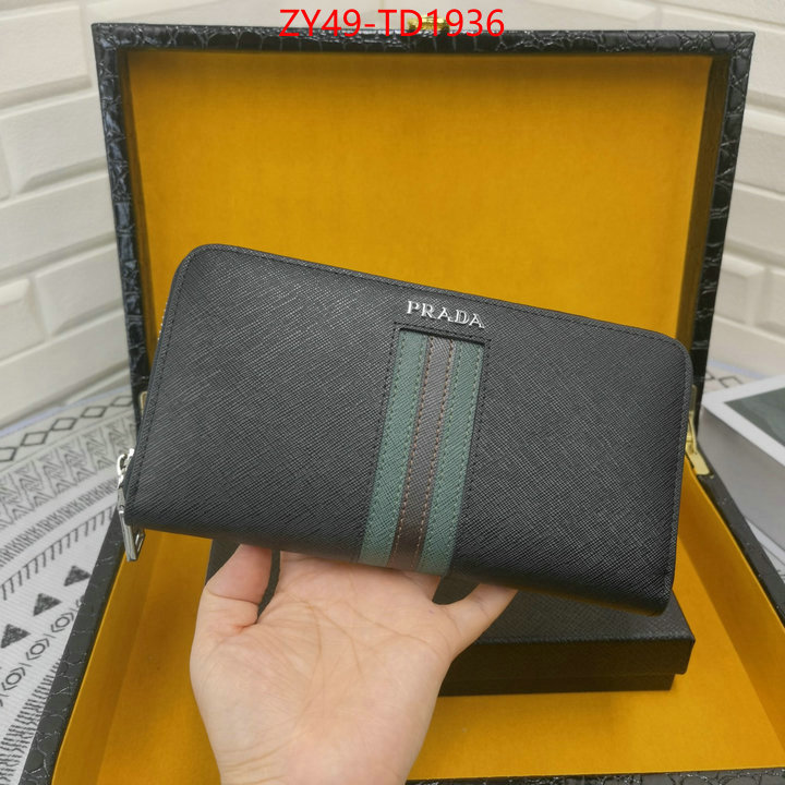 Prada Bags(4A)-Wallet,counter quality ,ID: TD1936,$: 49USD