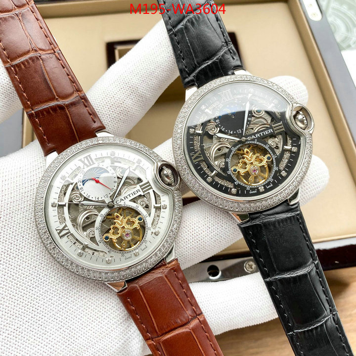 Watch(4A)-Cartier,top quality replica , ID: WA3604,$: 195USD