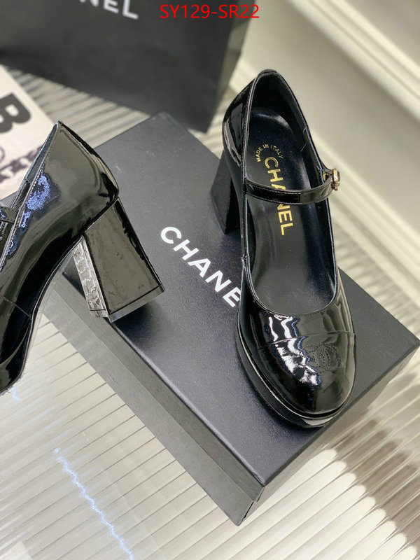 Women Shoes-Chanel,mirror copy luxury , ID: SR22,$: 129USD