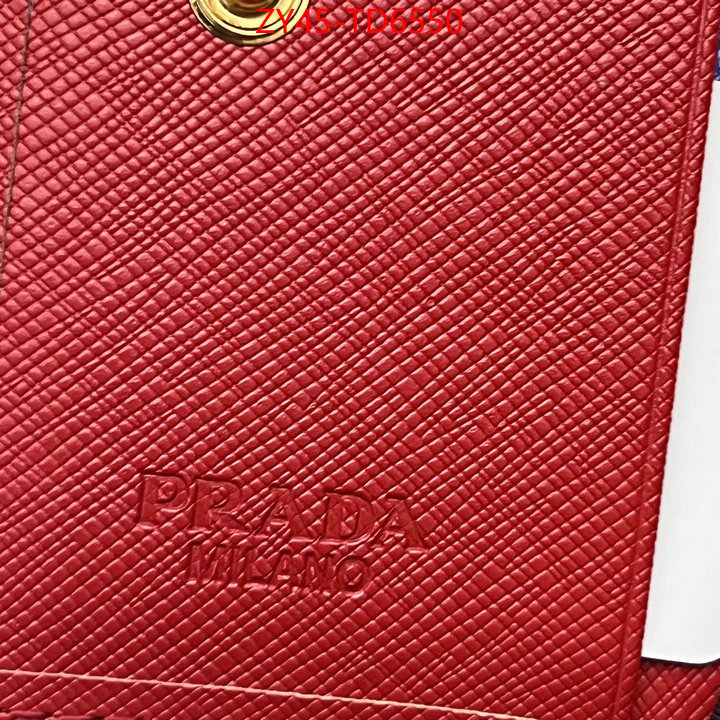 Prada Bags(4A)-Wallet,best like ,ID: TD6550,$: 45USD