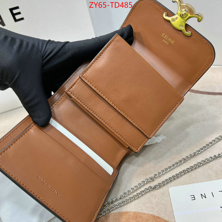 CELINE Bags(4A)-Wallet,luxury cheap replica ,ID: TD485,$: 65USD