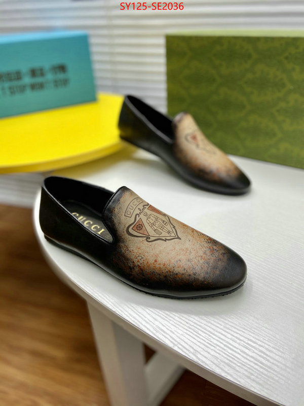 Men Shoes-Gucci,shop cheap high quality 1:1 replica , ID: SE2036,$: 125USD