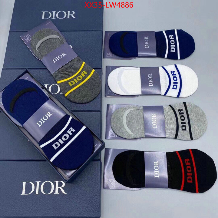 Sock-Dior,good quality replica , ID: LW4886,$: 35USD