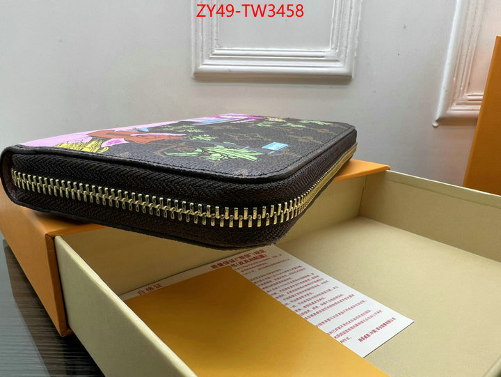 LV Bags(4A)-Wallet,wholesale 2023 replica ,ID: TW3458,$: 49USD