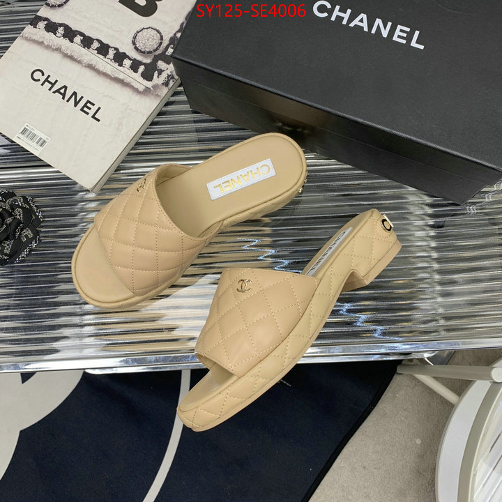 Women Shoes-Chanel,where should i buy replica , ID: SE4006,$: 125USD