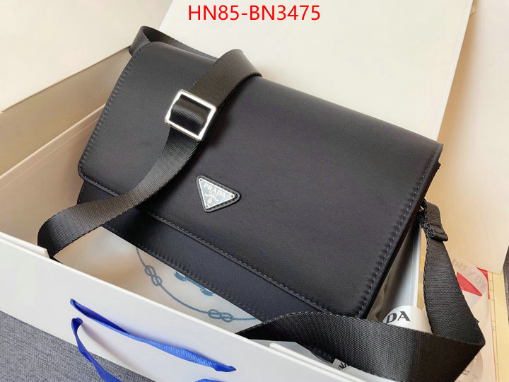 Prada Bags(4A)-Diagonal-,1:1 replica wholesale ,ID: BN3475,$: 85USD