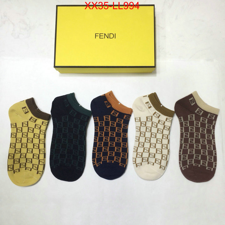 Sock-Fendi,can you buy knockoff , ID: LL994,$:35USD