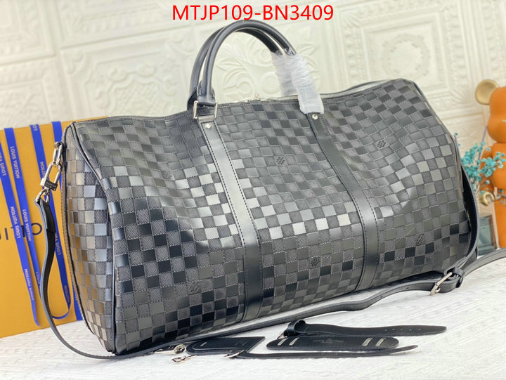 LV Bags(4A)-Keepall BandouliRe 45-50-,best designer replica ,ID: BN3409,$: 109USD