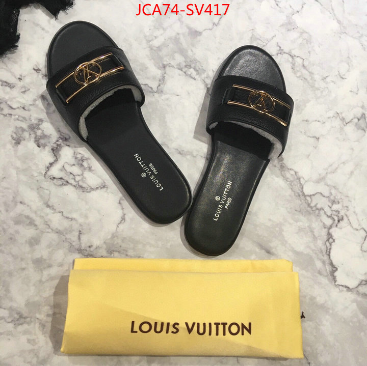 Women Shoes-LV,what 1:1 replica , ID: SV417,$:74USD