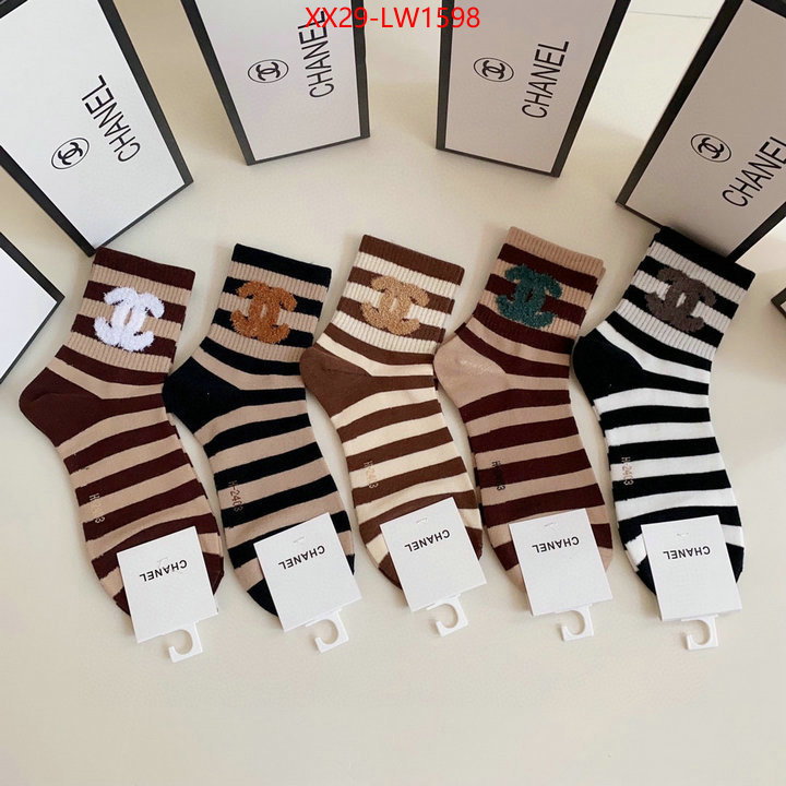 Sock-Chanel,best website for replica , ID: LW1598,$: 29USD