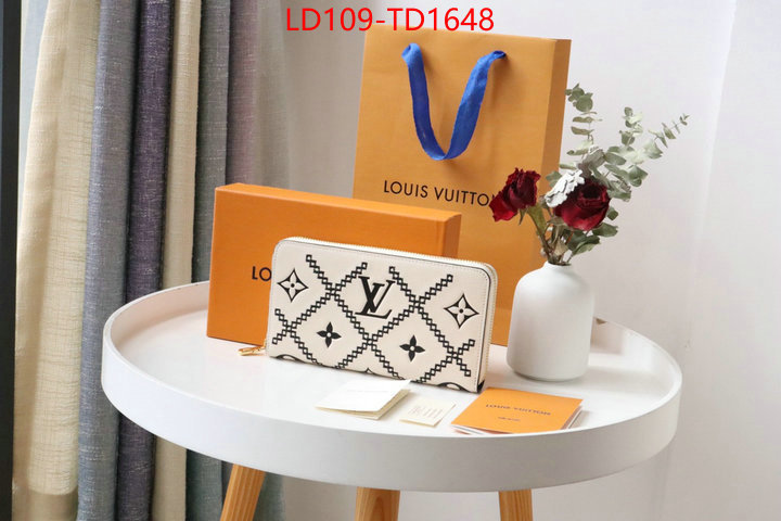 LV Bags(TOP)-Wallet,ID: TD1648,$: 109USD