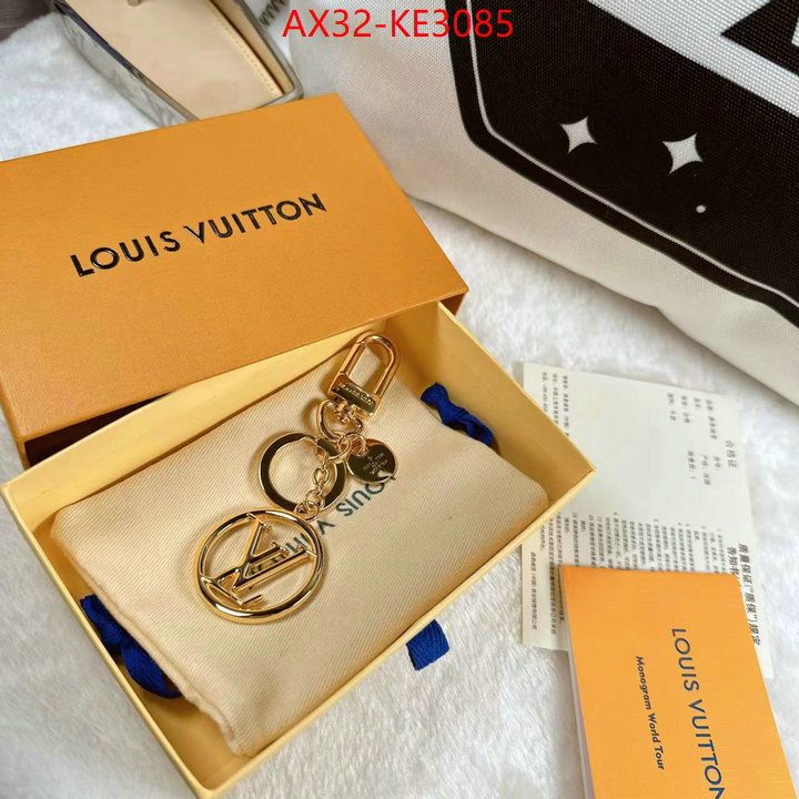 Key pendant-LV,fashion replica ,ID: KE3085,$: 32USD