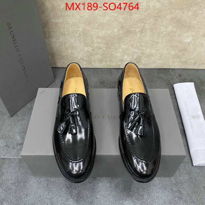 Men Shoes-Brunello Cucinelli,high quality 1:1 replica , ID: SO4764,$: 189USD