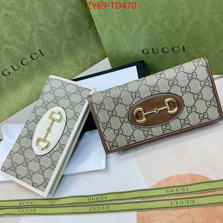 Gucci Bags(4A)-Wallet-,ID: TD470,$: 69USD