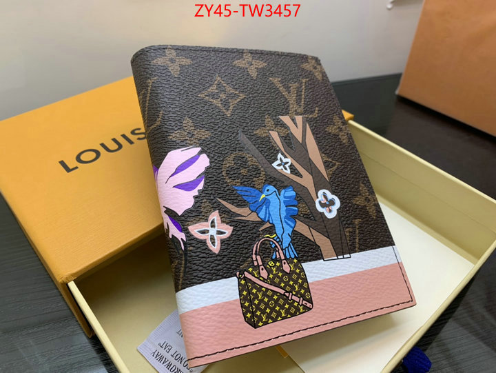 LV Bags(4A)-Wallet,high quality replica ,ID: TW3457,$: 45USD