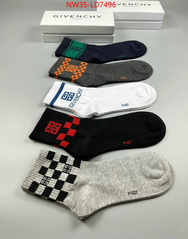 Sock-Givenchy,high end designer , ID: LD7496,$: 35USD