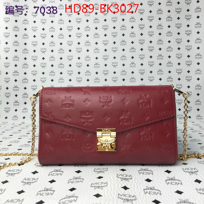 MCM Bags(TOP)-Diagonal-,ID: BK3027,$:89USD