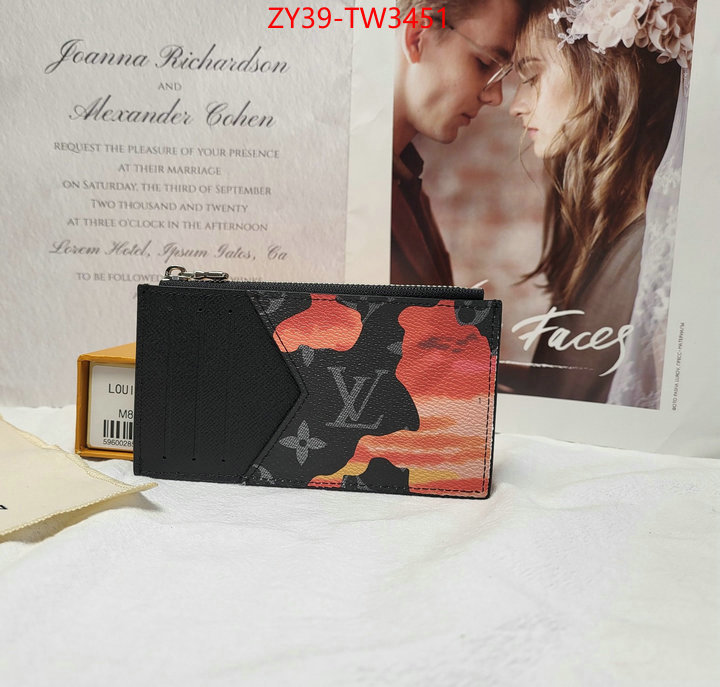 LV Bags(4A)-Wallet,cheap high quality replica ,ID: TW3451,$: 39USD