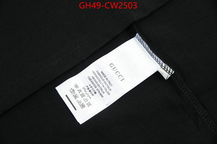 Clothing-Gucci,fake aaaaa , ID: CW2503,$: 49USD