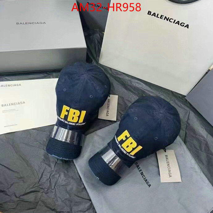 Cap (Hat)-Balenciaga,1:1 replica , ID: HR958,$: 32USD