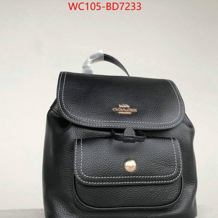 Coach Bags(4A)-Backpack-,we provide top cheap aaaaa ,ID: BD7233,$: 105USD