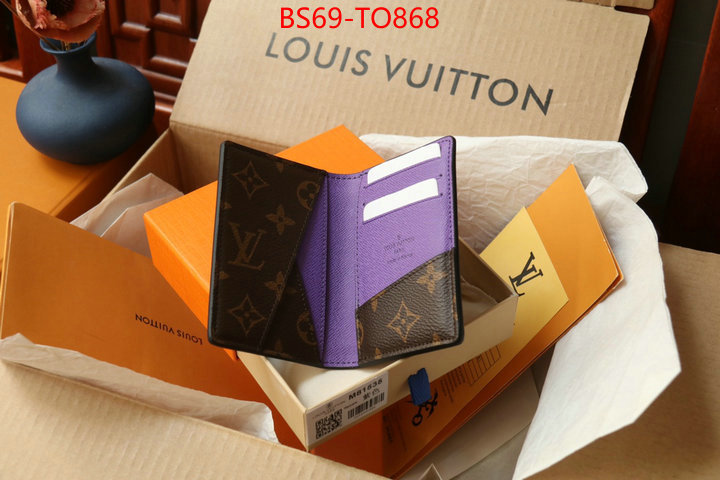 LV Bags(TOP)-Wallet,ID: TO868,$: 69USD