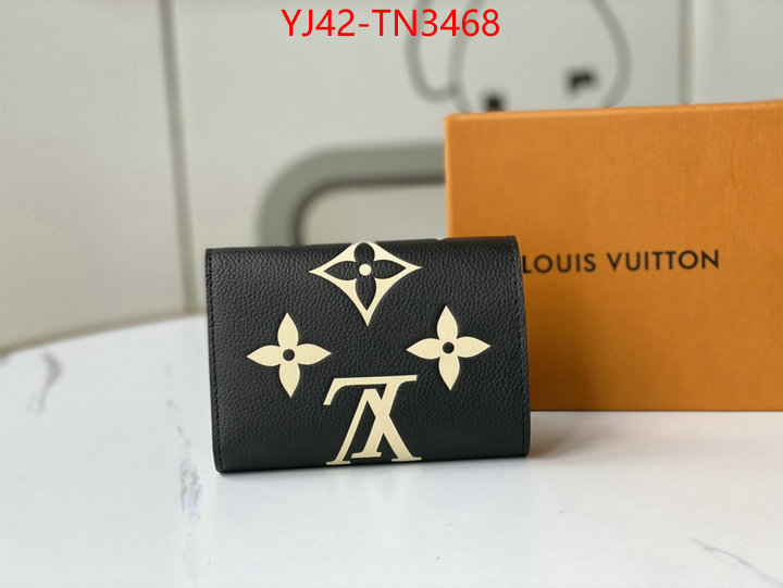 LV Bags(4A)-Wallet,ID: TN3468,$: 42USD