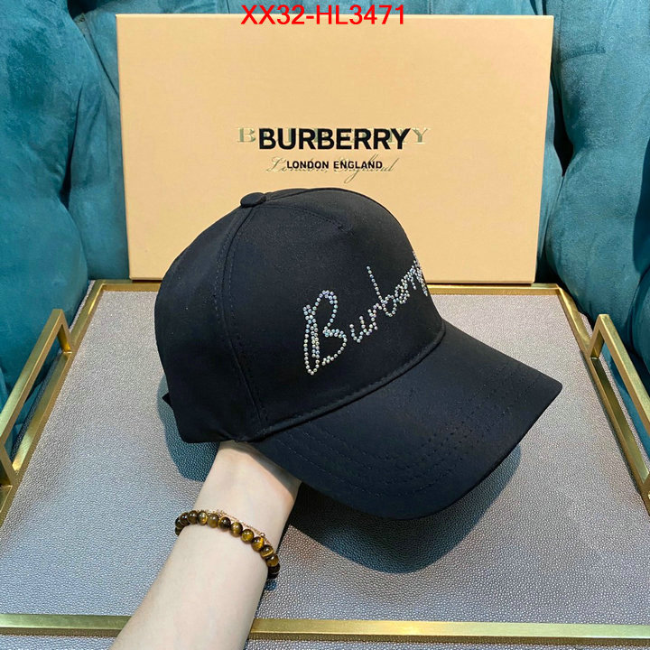 Cap (Hat)-Burberry,fake high quality , ID: HL3471,$: 32USD