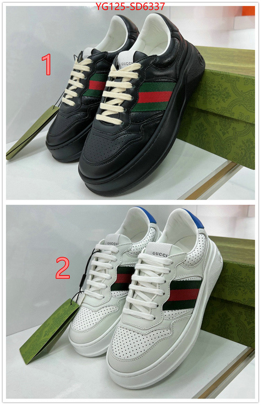 Women Shoes-Gucci,highest quality replica , ID: SD6337,$: 125USD