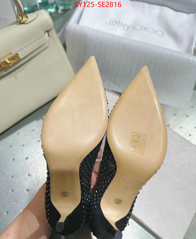 Women Shoes-Jimmy Choo,replica 1:1 high quality , ID: SE2816,$: 125USD