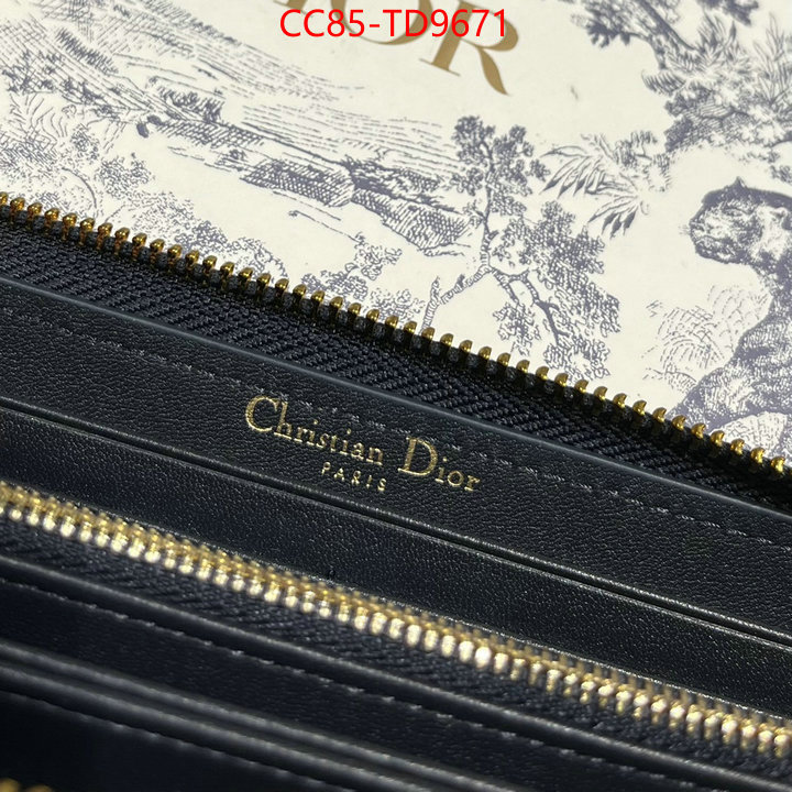 Dior Bags(TOP)-Wallet-,ID: TD9671,$: 85USD