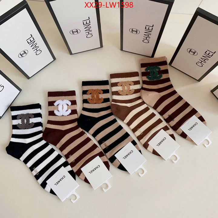 Sock-Chanel,best website for replica , ID: LW1598,$: 29USD