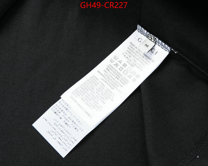 Clothing-Gucci,replica designer , ID: CR227,$: 49USD