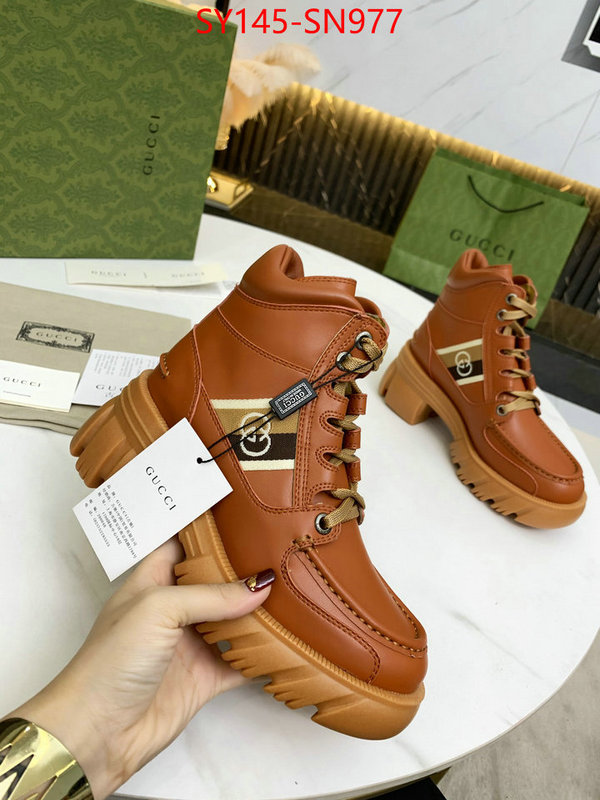 Women Shoes-Gucci,how to start selling replica , ID: SN977,$: 145USD