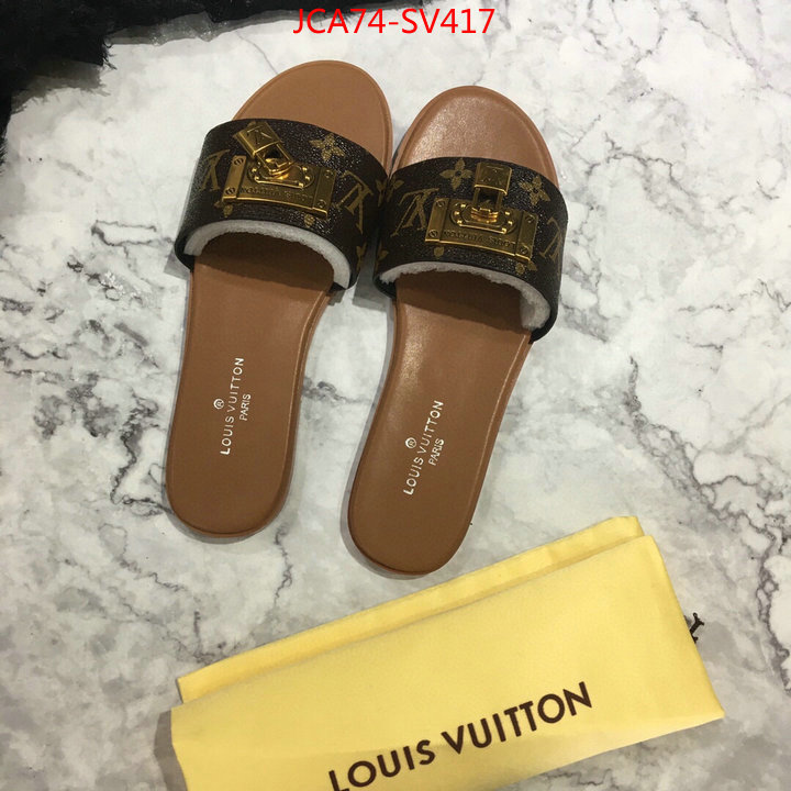 Women Shoes-LV,what 1:1 replica , ID: SV417,$:74USD