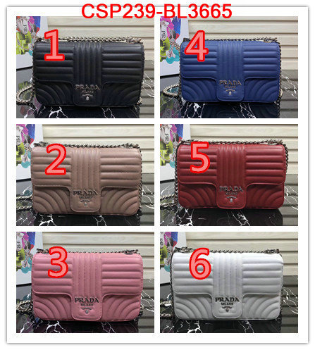 Prada Bags(TOP)-Diagonal-,ID: BL3665,$: 239USD