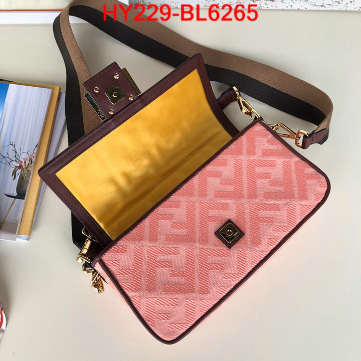 Fendi Bags(TOP)-Baguette,replica 2023 perfect luxury ,ID: BL6265,$: 229USD