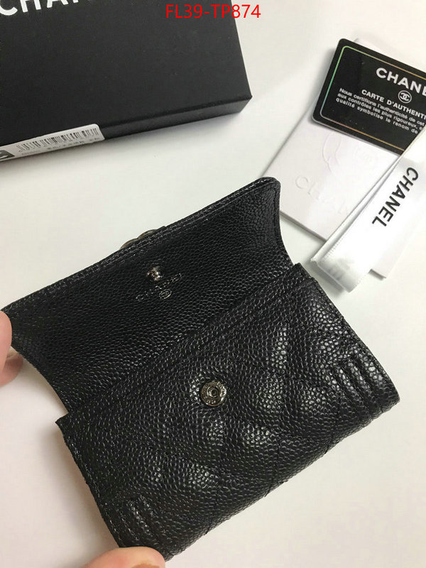 Chanel Bags(4A)-Wallet-,ID: TP874,$: 39USD