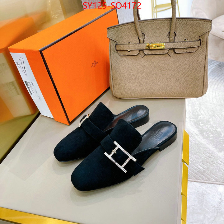 Women Shoes-Hermes,1:1 replica wholesale , ID: SO4172,$: 125USD