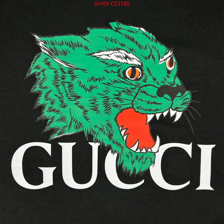 Clothing-Gucci,2023 replica wholesale cheap sales online , ID: CE3180,$: 49USD