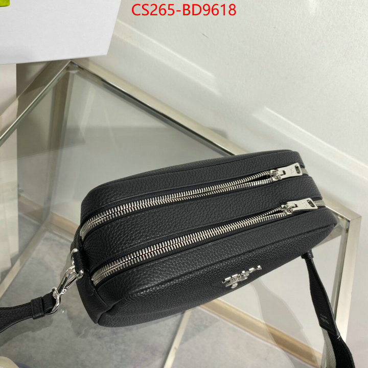 Prada Bags(TOP)-Diagonal-,ID: BD9618,$: 265USD