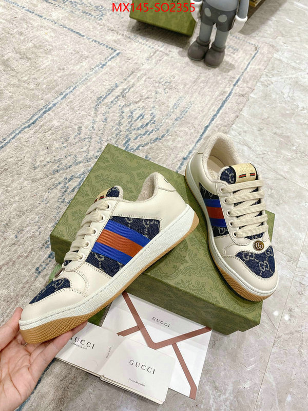 Men Shoes-Gucci,practical and versatile replica designer , ID: SO2355,$: 145USD