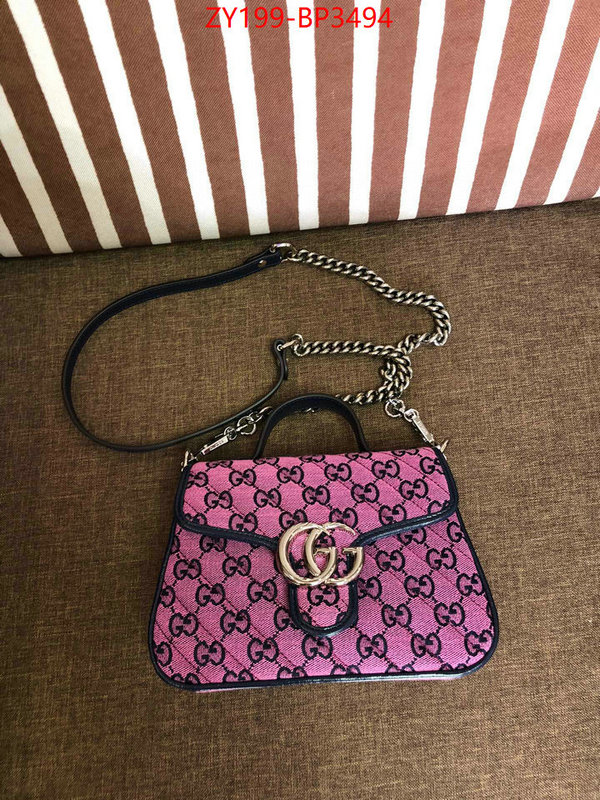 Gucci Bags(TOP)-Marmont,ID: BP3494,$: 199USD