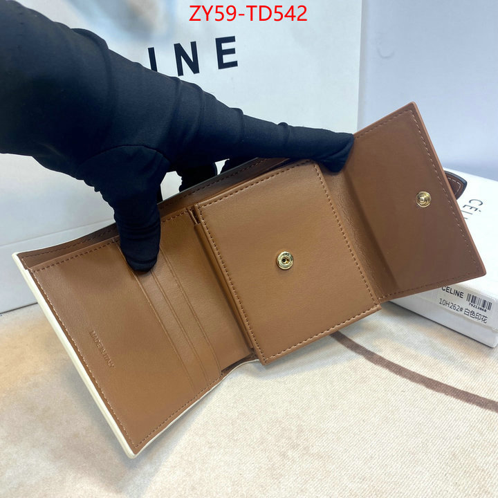 CELINE Bags(4A)-Wallet,high quality designer replica ,ID: TD542,$: 59USD
