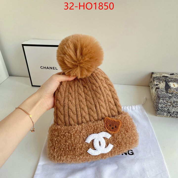 Cap (Hat)-Chanel,1:1 replica wholesale , ID: HO1850,$: 32USD